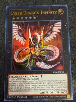 Cyber Dragon Infinity - RA04-EN068 - Ultra Rare - 1st Edition - Near Mint - Image 1