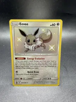 Pokemon Eevee TCG SV41/SV94 Hidden Fates Shiny Vault Holo Rare NM/Mint Condition - Image 1