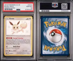 PSA 10 Eevee SV41/SV94 Shiny Holo Rare Hidden Fates: Shiny Vault 2019 - Image 3