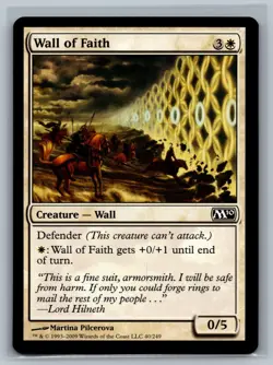 MTG Magic 2010 4x Wall of Faith #40/249 TCG CCG M10 Playset - Image 1