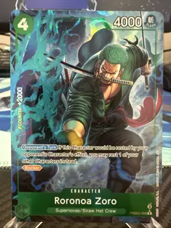 One Piece TCG PRB02-006 Roronoa Zoro Alt Art - The Best Vol. 2 - English - Image 1