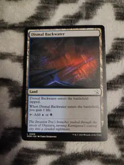 MTG Magic the Gathering Dismal Backwater (269/481) March of the Machine NM - Image 1