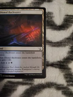 MTG Magic the Gathering Dismal Backwater (269/481) March of the Machine NM - Image 4