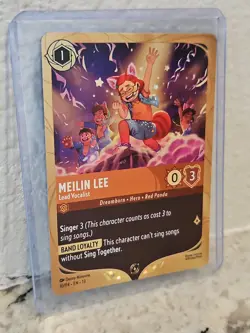 Disney Lorcana Meilin Lee - Losing Control 10/P4 PROMO Foil Attack Of The Vine - Image 2