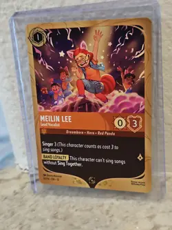 Disney Lorcana Meilin Lee - Losing Control 10/P4 PROMO Foil Attack Of The Vine - Image 3