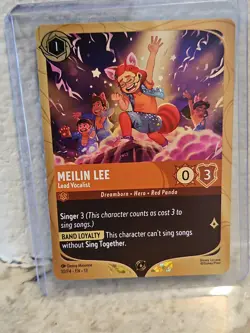 Disney Lorcana Meilin Lee - Losing Control 10/P4 PROMO Foil Attack Of The Vine - Image 4