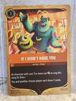 If I didn't have you - Promo League 14/P4 - Disney Lorcana Attack Of The Vine - Image 1