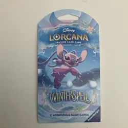 Ravensburger Disney Lorcana TCG Winterspell Booster Packs 12 Cards Stitch Lot 2 - Image 3