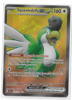 Squawkabilly ex 247/193 Paldea Evolved S&V Full Art Pokemon TCG Card NM - Image 1