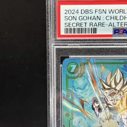 PSA 10 Son Gohan FB01-140 SCR Alt Art Dragon Ball Fusion World Card Japanese - Image 3