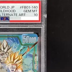 PSA 10 Son Gohan FB01-140 SCR Alt Art Dragon Ball Fusion World Card Japanese - Image 4