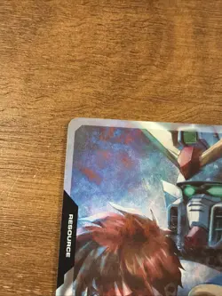 SDCC 2025 Gundam TCG Resource Card RP-001 Alt Art Non Foil Beta English Promo - Image 5