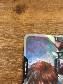 SDCC 2025 Gundam TCG Resource Card RP-001 Alt Art Non Foil Beta English Promo - Image 5