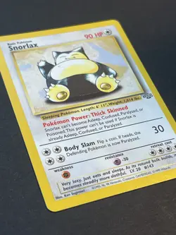 Pokemon Snorlax 27/64 Jungle Wizards Rare Regular Basic 90 HP Unlimited Card - Image 2