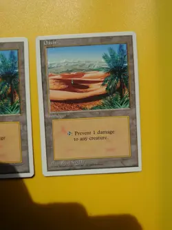 MTG Card. Oasis x2 Land . Exact as pictures 4th Edition - Image 2