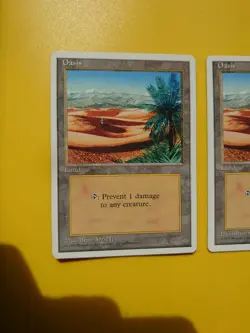 MTG Card. Oasis x2 Land . Exact as pictures 4th Edition - Image 3