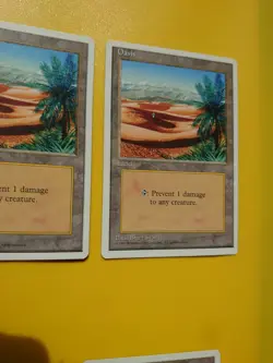 MTG Card. Oasis x2 Land . Exact as pictures 4th Edition - Image 4