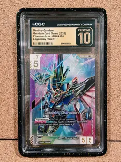 Gundam Card Game Destiny Gundam (LR++) Phantom Aria GD04 CGC Pristine 10( pop 1) - Image 1