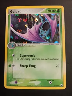 Pokemon Cards Zubat Reverse Holo Team Rocket Returns 82/109 + Golbat 36/101 Holo - Image 2