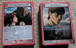 Union Arena Attack on Titan Bulk Lot of 162 Cards Commons/Uncommons - Image 2