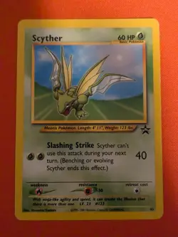 Pokemon TCG Scyther Black Star Promo Card #45 Lightly Played Condition - Image 1