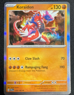 Koraidon 124/198 Holo Rare Scarlet & Violet Pokemon Card NM - Image 1