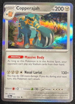 Copperajah 042/064 Shrouded Fable Rare Holo Pokemon Card - Image 1