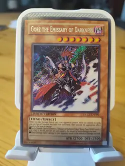 Gorz the Emissary of Darkness Limited Edition Secret Rare Card DLG1-EN000 - Image 1