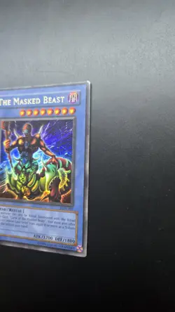 The Masked Beast LON-001 Labyrinth of Nightmare Unlimited Yugioh Card - Ungraded - Image 2