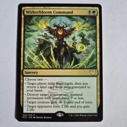 MTG - Witherbloom Command - Strixhaven - Magic the Gathering - Image 1
