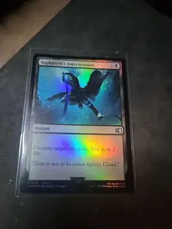 MTG Final Fantasy Sephiroth's Intervention Foil Card NM Condition - Image 1