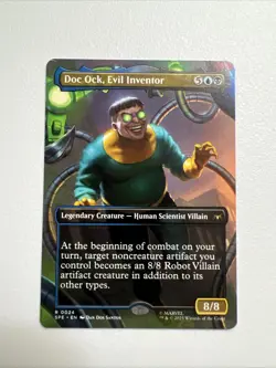 x1 Doc Ock, Evil Inventor - Borderless R MTG Marvel's Spider-Man Eternal M/NM, E - Image 1