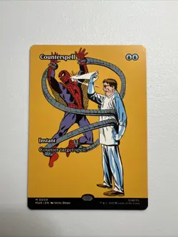 Counterspell (0009) Borderless - Spider-Man - MTG - Image 1