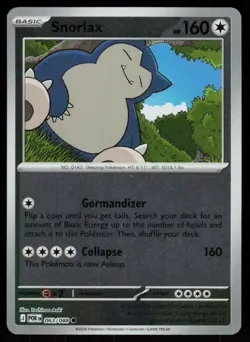 Snorlax 063/088 Common Perfect Order Pokemon Reverse Holo Near Mint - Image 1
