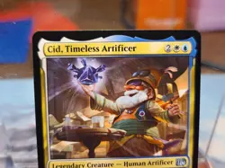 0408 Cid, Timeless Artificer NM Final Fantasy FIN MTG Card FFIV Human Creature - Image 3