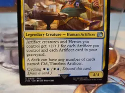 0408 Cid, Timeless Artificer NM Final Fantasy FIN MTG Card FFIV Human Creature - Image 4