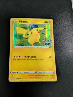 Pikachu 028/078 Holo Rare Pokemon GO Pokemon Holo Near Mint - Image 1