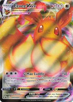 Eevee VMAX SWSH087 Holo Promo Sword & Shield Promo Pokemon Near Mint - Image 1