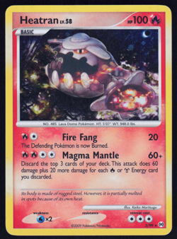 Heatran 3/99 Pokemon Platinum Arceus English Holo Rare - Image 1