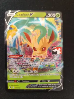 Carta Pokemon PSA BGS LEAFEON V PROMO 007/203 STAMPED SET PLAY! SERIES LEGA Holo - Image 1