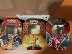 12x Empty Mixed/Assorted Pokemon Tins (XY, Sun & Moon, Sword & Shield) - Image 2