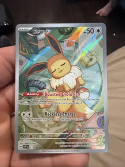 Pokemon Center Eevee Stamped Promo Prismatic Evolutions PC ETB Exclusive SVP 173 - Image 1