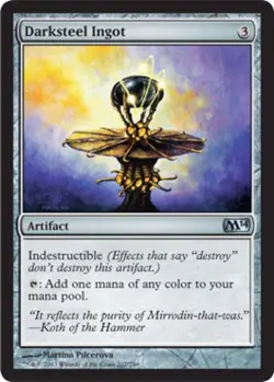 Darksteel Ingot - Light Play MTG Magic 2014 Core Set - Image 1