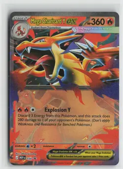 Mega Charizard Y ex - 030 030 Holo Promo ME: Mega Evolution Promo Pokemon NM - Image 1