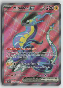 Miraidon ex 227/198 Ultra Rare Scarlet & Violet Pokemon NM - Image 1