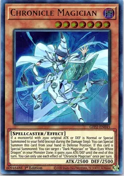 Yugioh: Chronicle Magician - GFP2-EN045 - Ultra Rare - 1st Edition - NM - Image 1