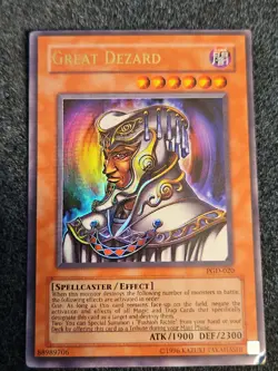 1x Great Dezard - PGD-020 - Ultra Rare - Unlimited Edition Heavily Played PGD - - Image 1