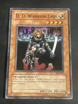 D.D. Warrior Lady Super Rare Dark Crisis DCR-027 unlimited - Image 1