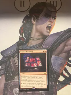 1x Cursed Recording (0296) NM-Mint, English Duskmourn: House of Horror MTG Magic - Image 1