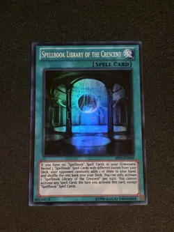 Yugioh Spellbook Library Of The Crescent AP03-EN009 Unlimited Near Mint - Image 1